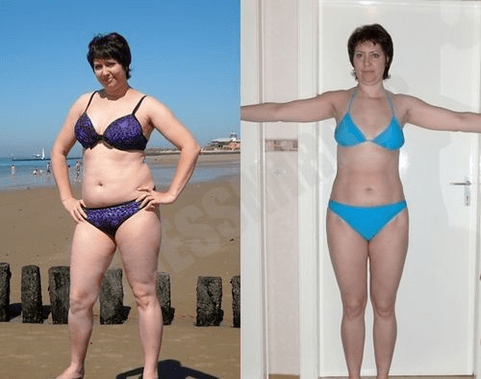 The result of weight loss with Keto Diet